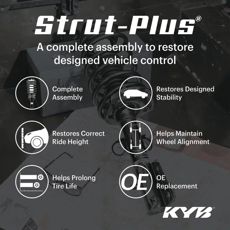 Kyb Shocks & Struts Strut-Plus Front Right 12-14 Toyota Camry Se W/2.5L 1