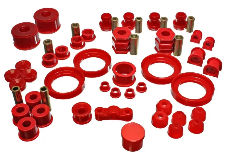 Energy Suspension 99-00 Honda Civic Si Red Hyper-Flex Master Bushing Set 1