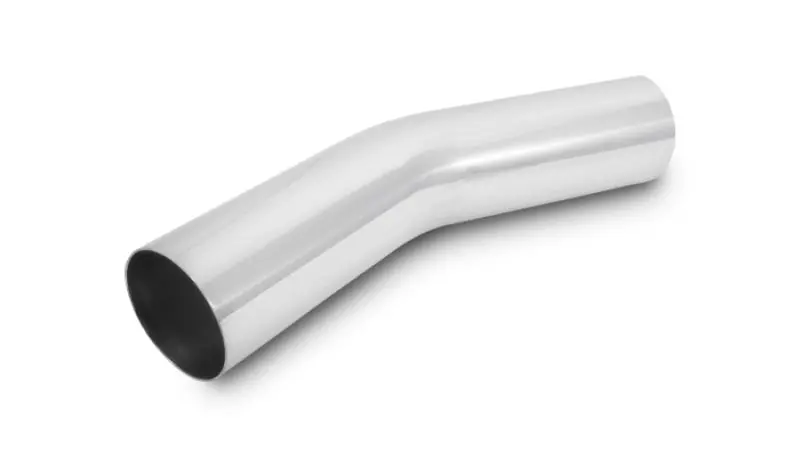 Vibrant 3.5In O.D. Universal Aluminum Tubing (30 Degree Bend) - Polished 3