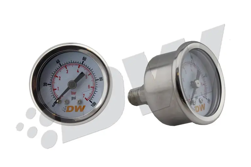Deatschwerks 0-100 Psi 1/8In Npt Mechanical Fuel Pressure Gauge 2