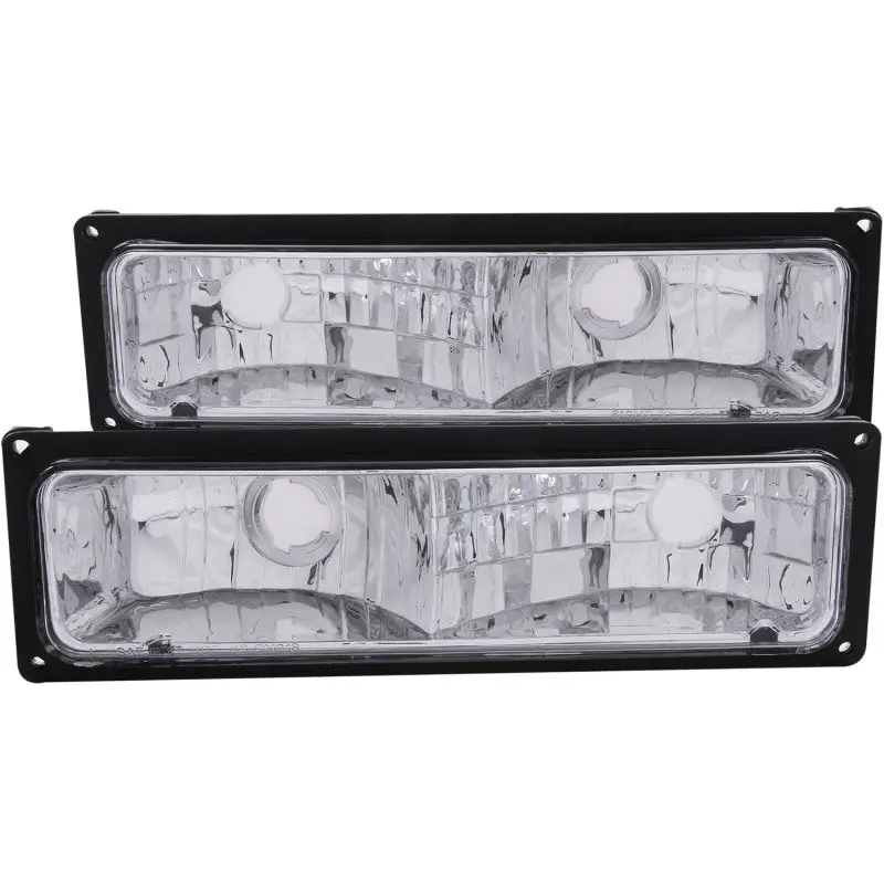 Anzo 1988-1998 Chevrolet C1500 Euro Parking Lights Black 1