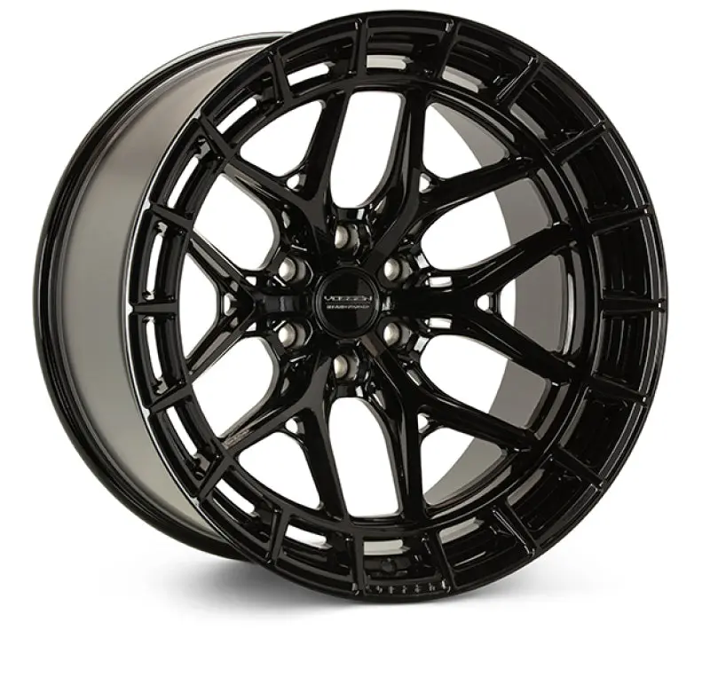 Vossen Hfx-6 22X9.5 - 6X135 - Et30 - Deep - 87.1 - Gloss Black Wheel 1