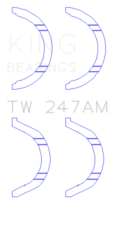 King Engine Bearings Mitsubishi 6G71/6G72/6G72t/6G73 V6/Hyundai G6av V6 Thrust Washer Set 1