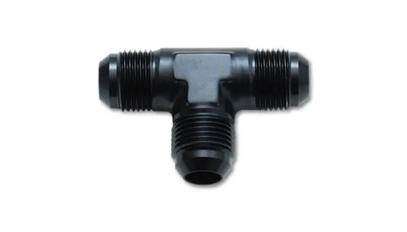Vibrant -10An Flare Tee Adapter Fitting - Aluminum 2