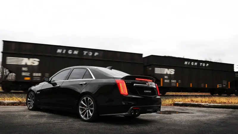 Corsa 2016-2019 Cadillac Cts V 6.2L V8 2.75In Polished Xtreme Axle-Back Exhaust 1