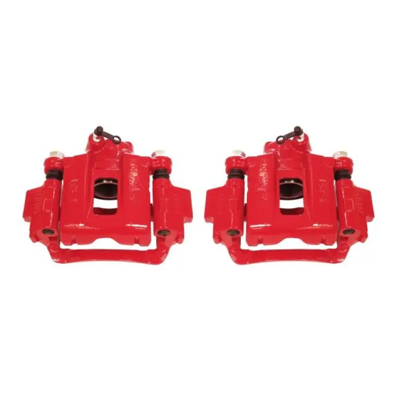 Power Stop 03-09 Toyota 4Runner Rear Red Calipers W/Brackets - Pair 1