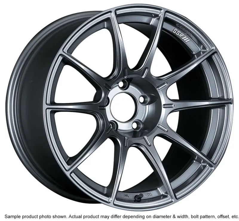 Ssr Gtx01 18X10.5 5X114.3 15Mm Offset Dark Silver Wheel Evo X / G35 / 350Z / 370Z 1