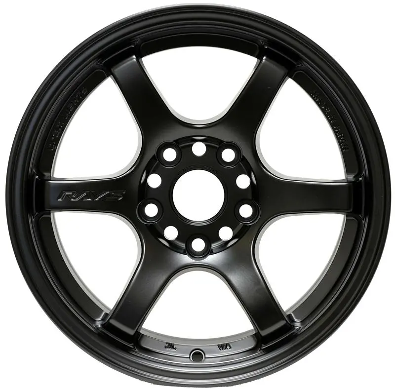 Gram Lights 57Dr 15X8.0 +28 4-100 Semi Gloss Black Wheel 1