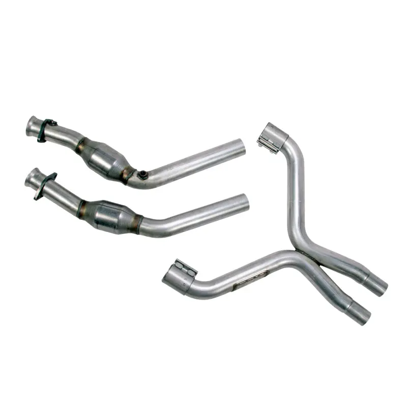 Bbk 11-14 Mustang 3.7 V6 High Flow X Pipe With Catalytic Converters - 2-1/2 1