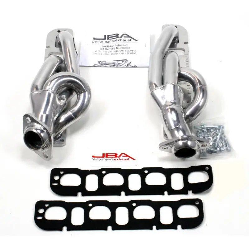 Jba 09-19 Ram 5.7L Hemi 1-5/8In Primary Silver Ctd Cat4ward Header 1
