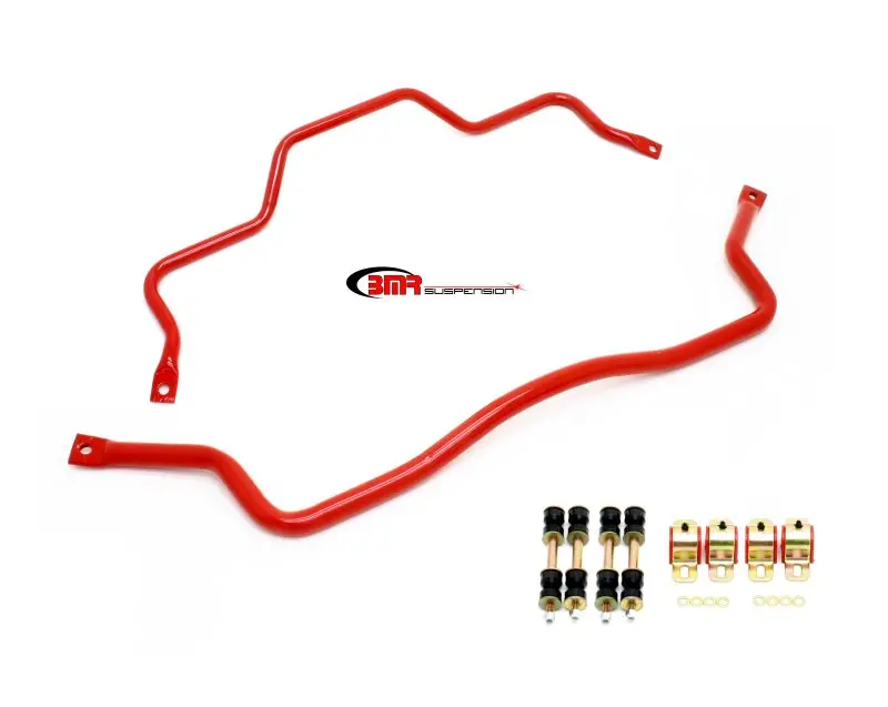 Bmr 93-02 F-Body Front & Rear Sway Bar Kit W/ Bushings - Red 1