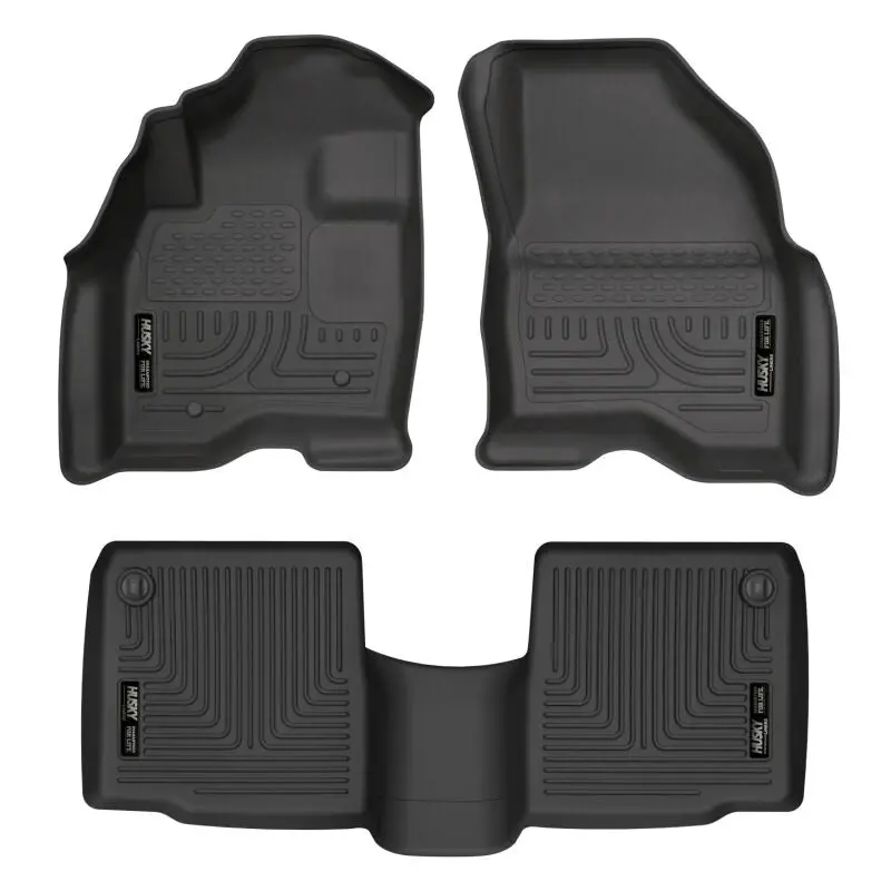 Husky Liners 11-12 Ford Explorer Weatherbeater Combo Black Floor Liners 1