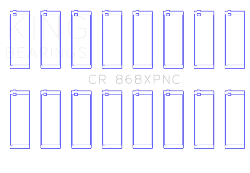 King Ford 4.6L/5.4L V8 Sohc (Size Stdx) Performance Coated Rod Bearing Set - Size Stdx 2
