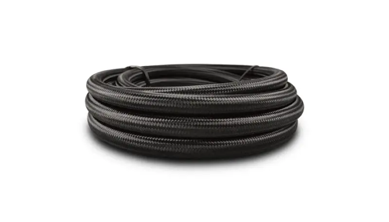 Vibrant -8 An Black Nylon Braided Flex Hose (150 Foot Roll) 1