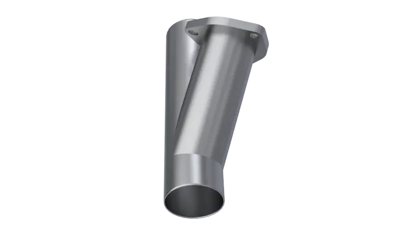Qtp 2.5In Weld-On Qtec Exhaust Cutout Y-Pipe 1