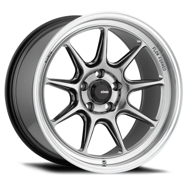 Konig Countergram 18X8.5 5X108 Et43 Hyper Chrome / Machined Lip 1