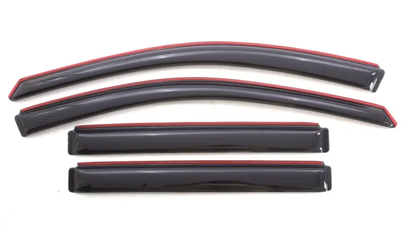 Avs 08-17 Buick Enclave Ventvisor In-Channel Front & Rear Window Deflectors 4Pc - Smoke 1
