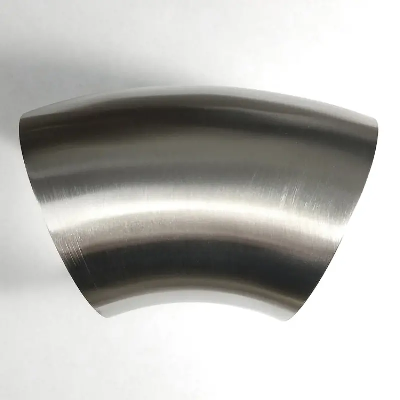 Stainless Bros 3In Diameter 304Ss 1D Radius 45 Degree Bend No Leg Mandrel Bend 1
