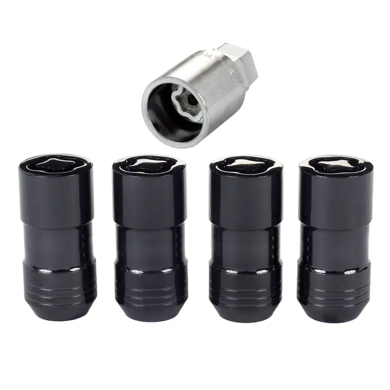 Mcgard Wheel Lock Nut Set - 4Pk. (Cone Seat) M14x1.5 / 21Mm & 22Mm Dual Hex / 1.965In. L - Black 2