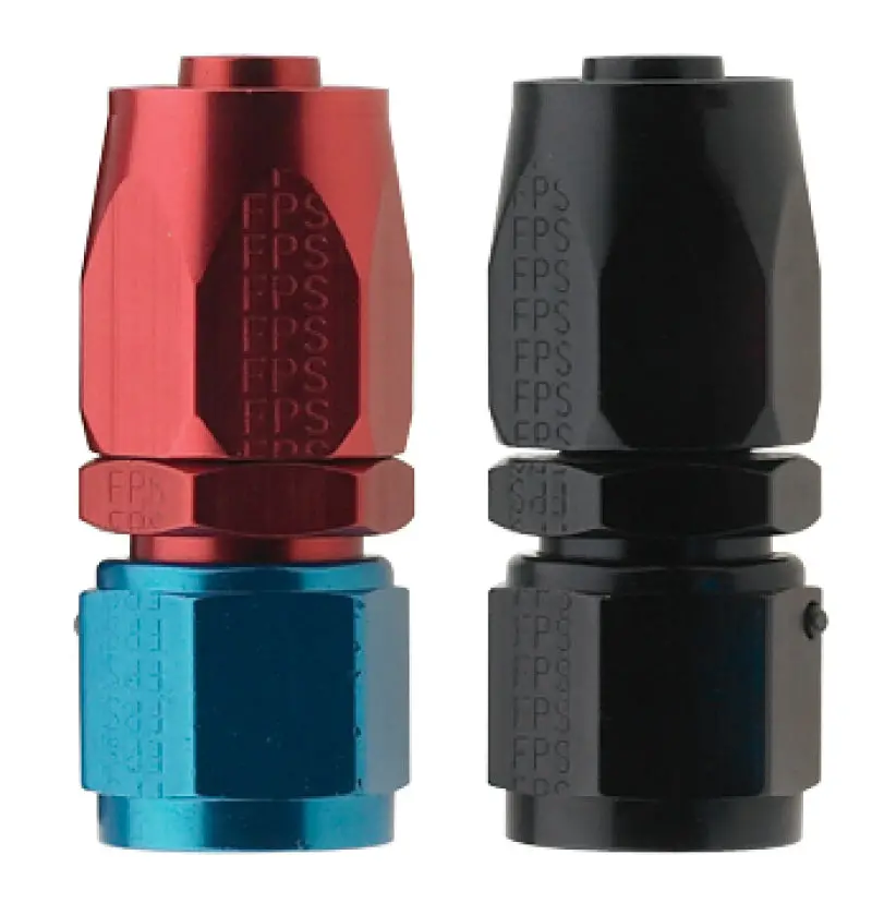 Fragola -4An Straight Pro-Flow Hose End - Black 1