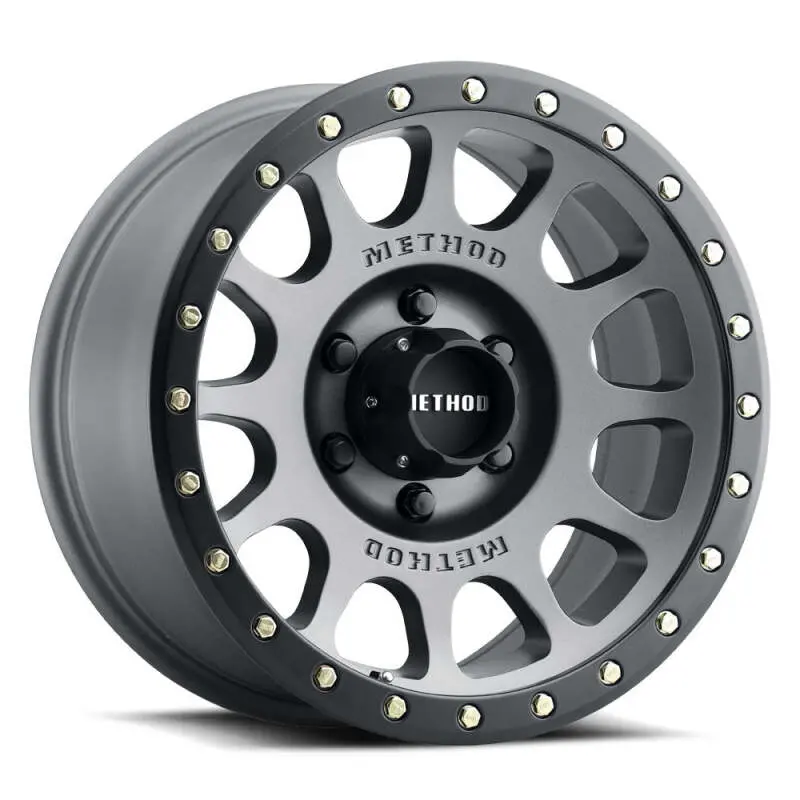 Method Mr305 Nv 17X8.5 / 0Mm Offset / 6X135 Bp / 94Mm Cb / Titanium - Matte Black Lip Wheel 1