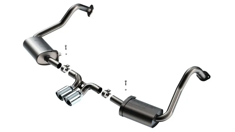 Borla 17-22 Porsche Cayman/Boxster 718 2.0L 4 Cyl. At/Mt Rwd 2Dr 2.25In S-Type Exhaust 1