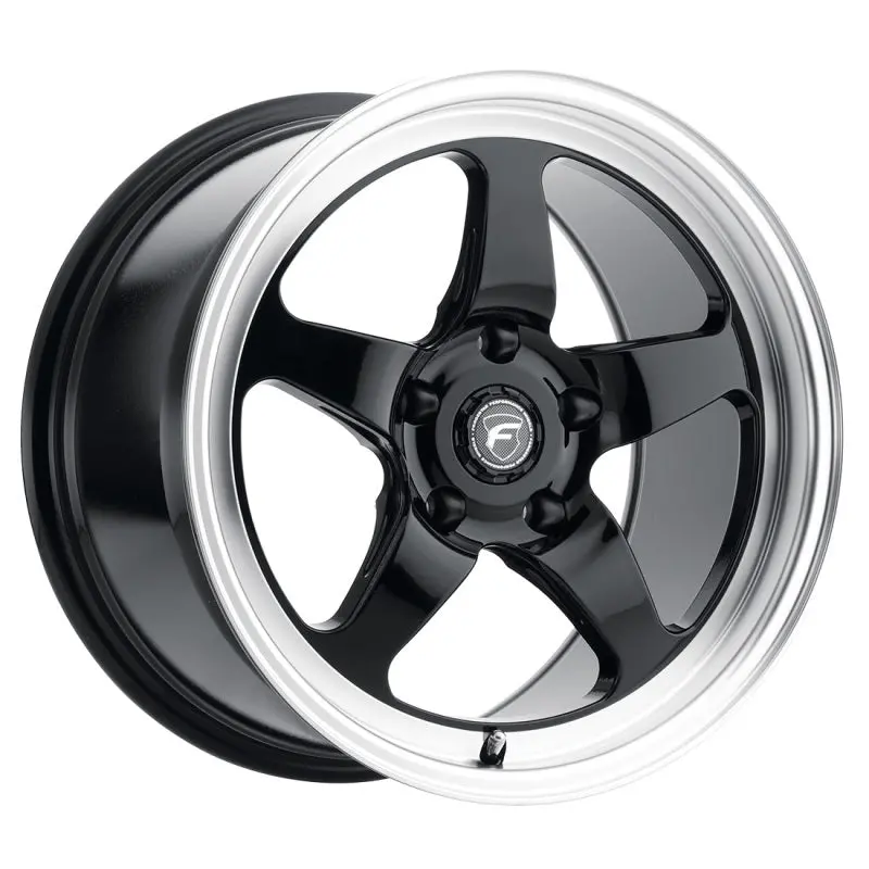 Forgestar D5 Drag 17X10 / 5X120 Bp / Et45 / 7.3In Bs Gloss Black Wheel 1
