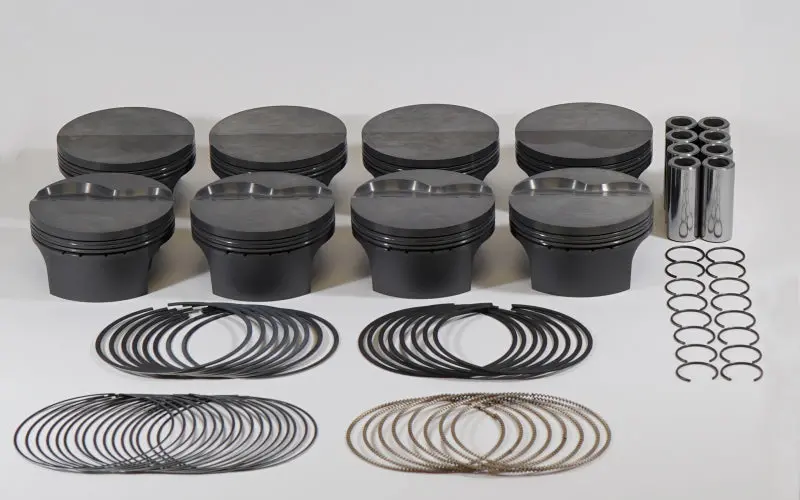 Mahle Ms Piston Set Gm Lsx 416Cid 4.070X1.110Rch 4.000 Stk 6.125 Rod .927 Pin -5.8Cc 11.1Cr Set Of 8 1