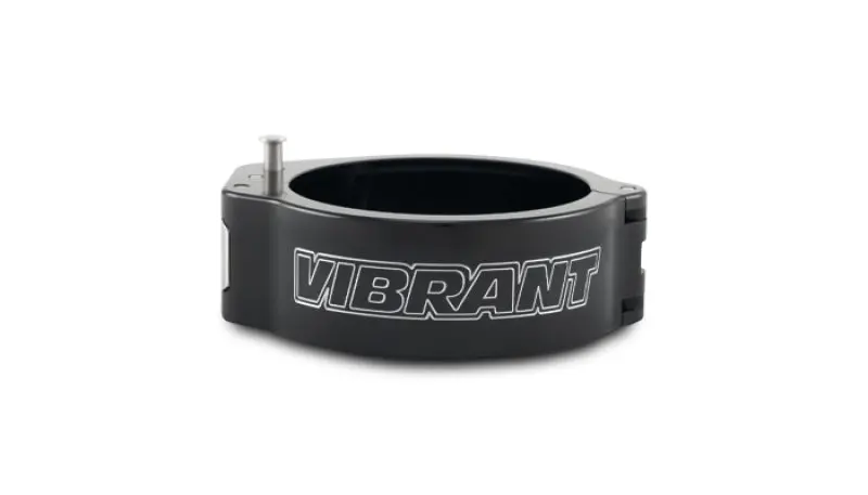 Vibrant 2.5In O.D. Aluminized Hd 2.0 Clamp - Anodized Black (Clamp Only) 1