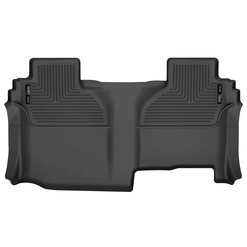 Husky Liners 19-21 Silverado/Sierra 1500/2500/3500 Double Cab X-Act 2Nd Seat Floor Liner - Blk 1
