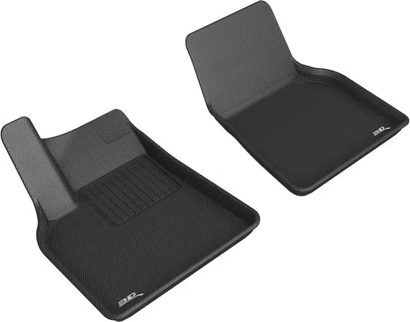 3D Maxpider 2021 Tesla Model Y Kagu 1St Row Floormat - Black 1