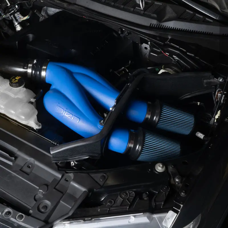 Injen 15-25 Ford F-150 V6-3.5L Twin Turbo Pf Cold Air Intake System - Race Blue 2