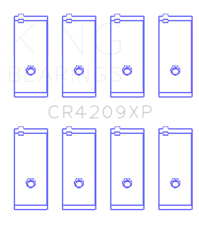 King Engine Bearings Toyota 3Sgte Performance Rod Bearing Set - Size Std 1