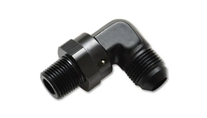 Vibrant -12An To 3/4In Npt Male Swivel 90 Degree Adapter Fitting 2