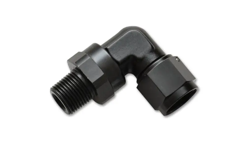 Vibrant -4An To 1/4In Npt Female Swivel 90 Degree Adapter Fitting 1
