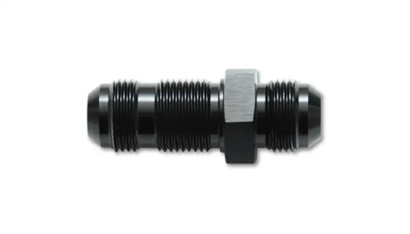 Vibrant -10An Flare Straight Bulkhead Adapter Fitting - Aluminum 2