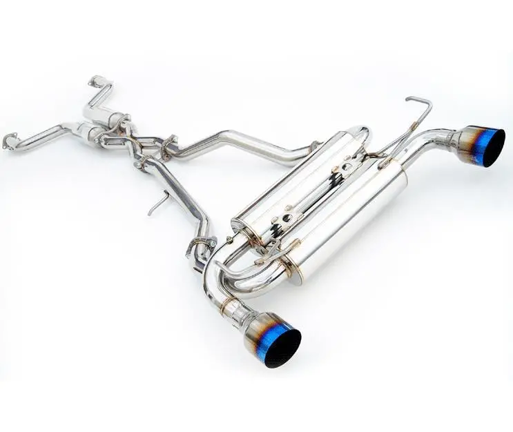 Invidia 03-08 Infiniti G35 Coupe Gemini Rolled Titanium Tip Cat-Back Exhaust 2