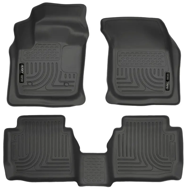 Husky Liners 13-16 Ford Fusion Weatherbeater Combo Black Floor Liners 1
