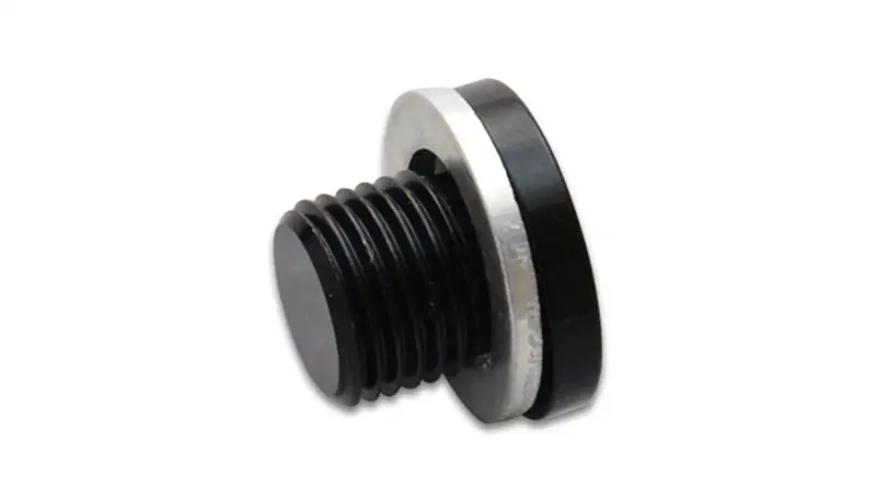 Vibrant M14 X 1.5 Metric Aluminum Port Plug With Crush Washer 1