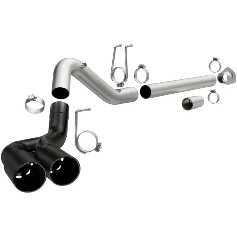 Magnaflow 08-18 Ford F-250/F-350/F-450 4.6L/6.7 Dpf-Back Black 4In Dual Single Rear Exit 2