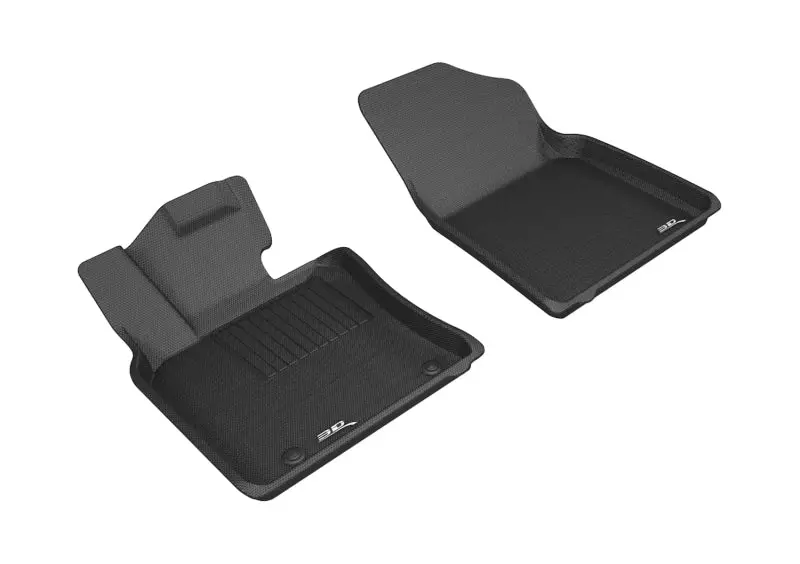 3D Maxpider 2018-2020 Toyota Camry Kagu 1St Row Floormat - Black 1