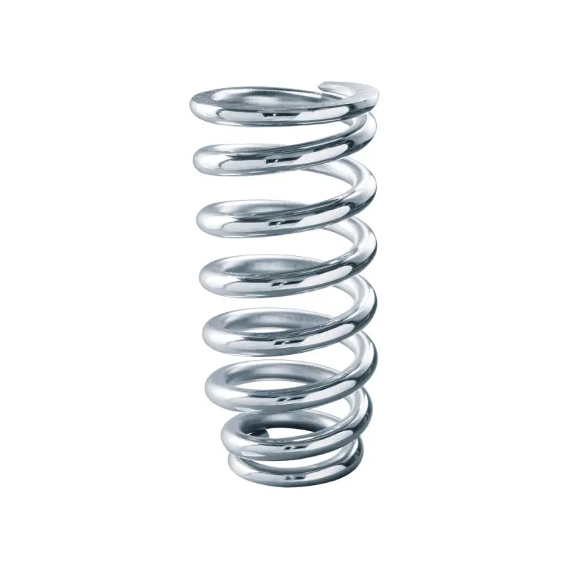 Qa1 3-1/2In Id Tapered Spring - 8In Length X 600Lbs/In - Chrome Plated 1