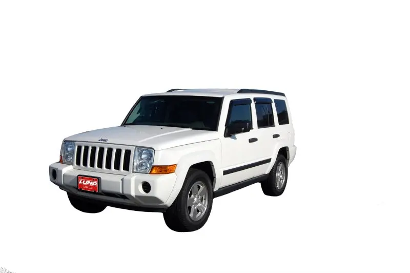 Avs 06-10 Jeep Commander Ventvisor Outside Mount Window Deflectors 4Pc - Smoke 1