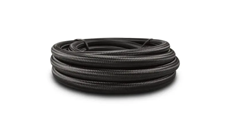 Vibrant -16 An Black Nylon Braided Flex Hose (20 Foot Roll) 2