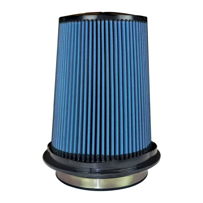 Injen Supernano Web Dry Air Filter - 5In Flange Id / 7In Base / 7.9In Media Height / 5In Top 2