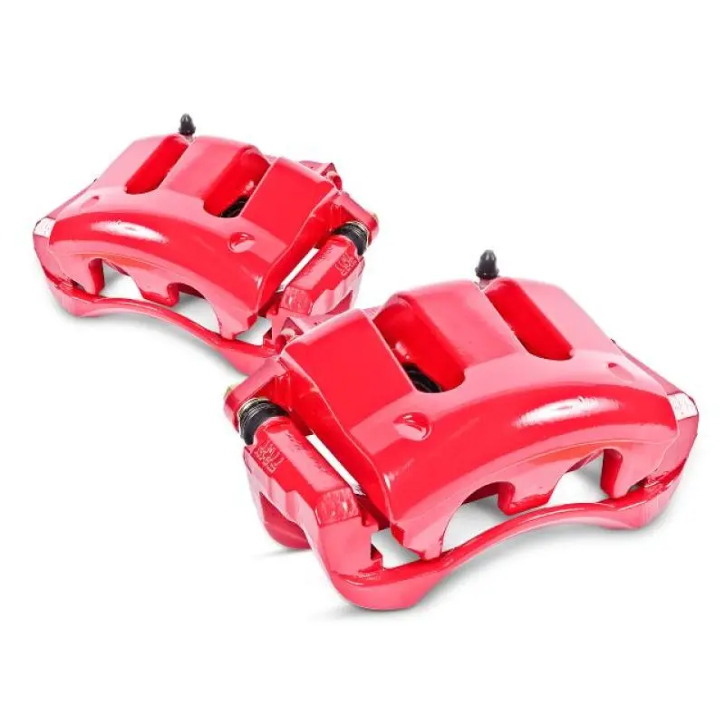 Power Stop 97-00 Acura El Front Red Calipers W/Brackets - Pair 2