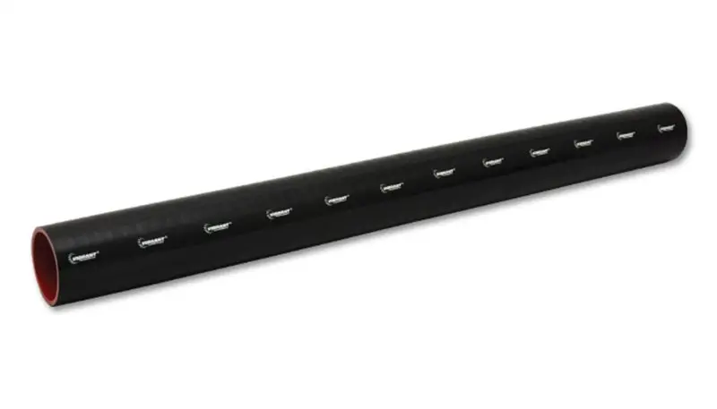 Vibrant 4 Ply Reinforced Silicone Straight Hose Coupling - 2.25In I.D. X 36In Long (Black) 1