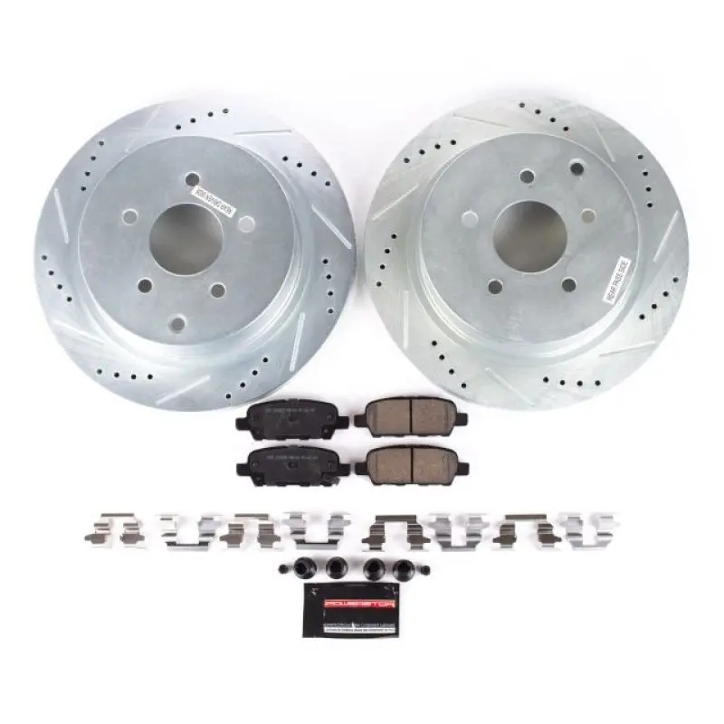 Power Stop 03-12 Infiniti Fx35 Rear Z23 Evolution Sport Brake Kit 1