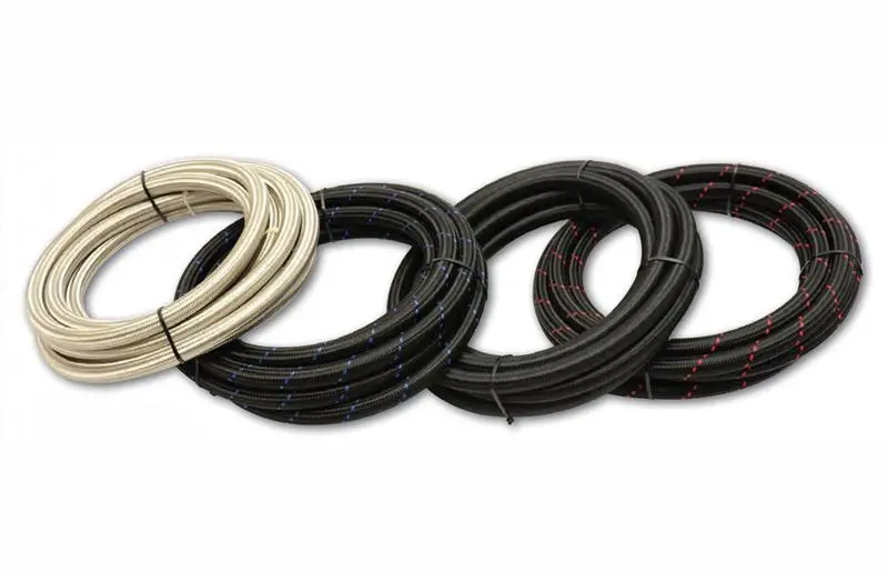 Vibrant -6 An Ss Braided Flex Hose (2 Foot Roll) 1