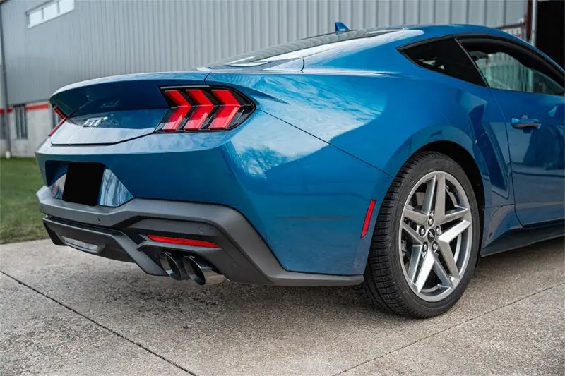 Corsa 2024+ Ford Mustang V8 5.0L 3In Axle-Back Exhaust System W/ Twin 4In Black Pro-Series Tips 2